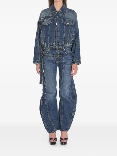 Jean Paul Gaultier Strap denim jacket - Blue - zdjęcie produktu nr 2