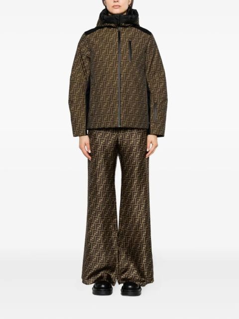 FENDI FF-jacquard canvas ski jacket - Brown - zdjęcie produktu nr 2