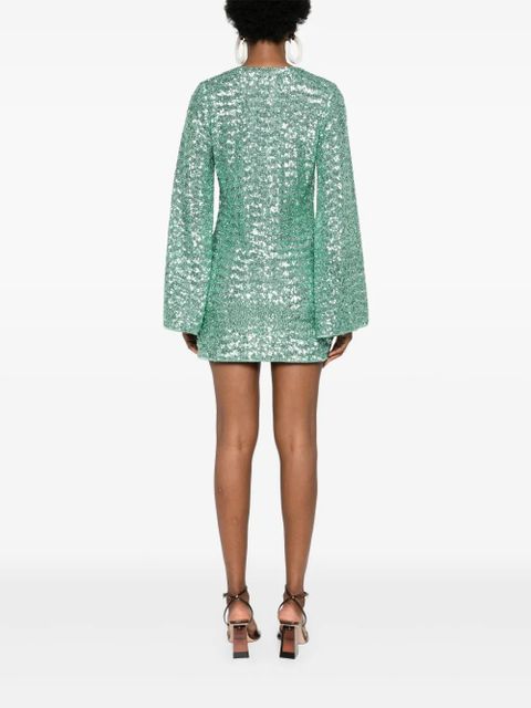 Oséree sequinned mini dress - Green