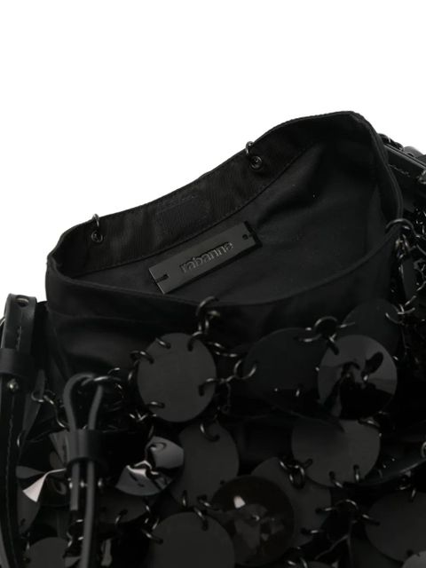 Rabanne disc-embellished tote bag - Black