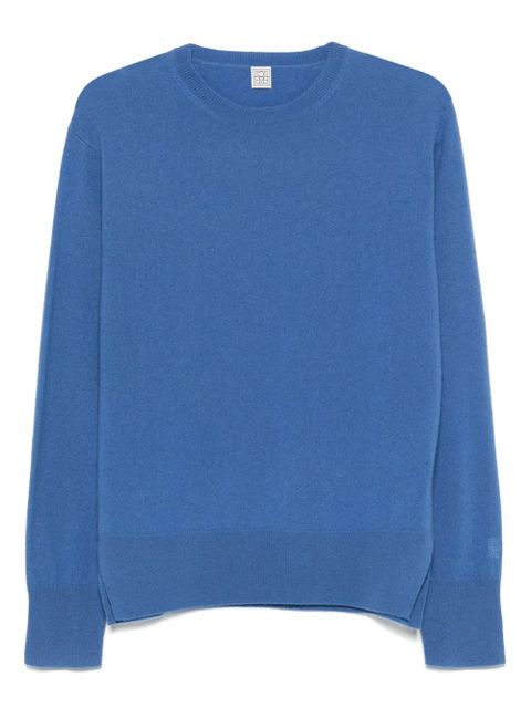 TOTEME crew-neck cashmere sweater - Blue - zdjęcie produktu nr 1
