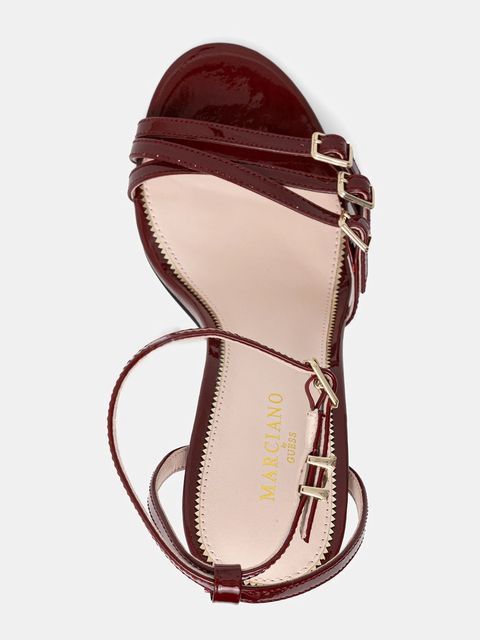 Guess sandały STRAPPY BUCKLE SANDAL
