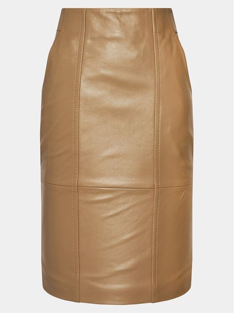 Spódnica skórzana BOSS