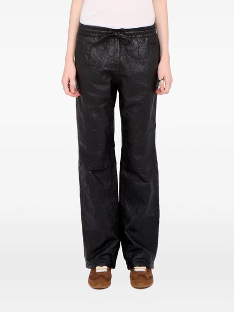 Zadig&Voltaire Pocha crinkled trousers - Black