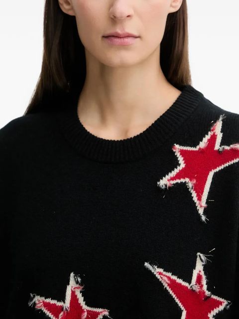 Zadig&Voltaire Markuz star-motif sweater - Black