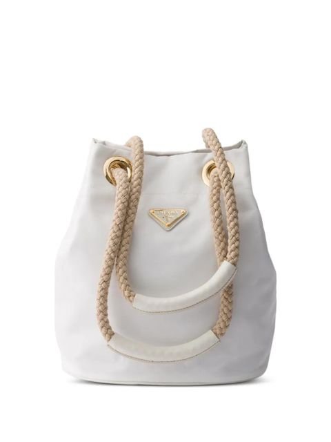 Prada Mariner Re-Nylon small bucket bag - White - zdjęcie produktu nr 1