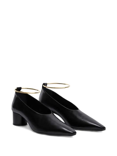 Jil Sander Ring detachable-metal pumps - Black