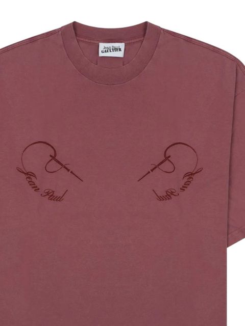 Jean Paul Gaultier logo-detail T-shirt - Red - zdjęcie produktu nr 2