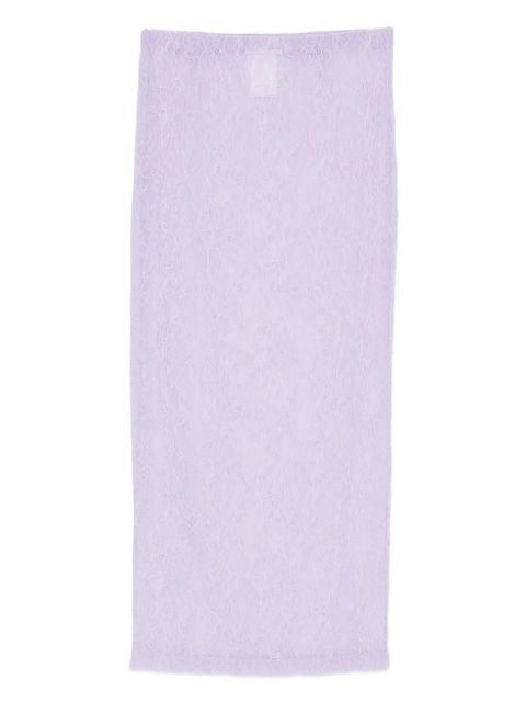 WARDROBE.NYC lace tube midi skirt - Purple - zdjęcie produktu nr 1