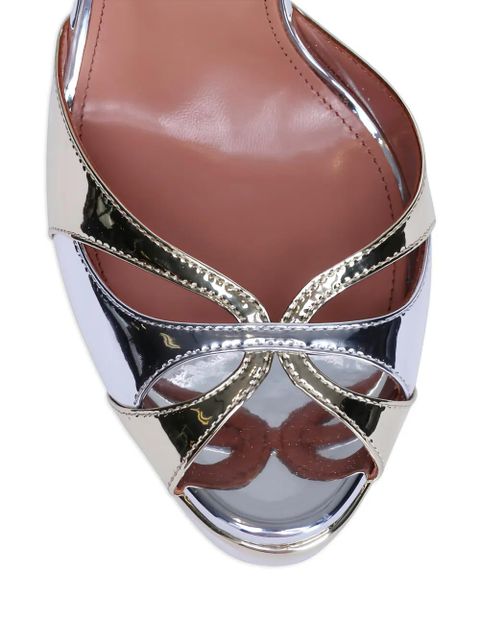 Aquazzura Moves Plateau sandals - Silver