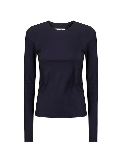 MM6 Maison Margiela long-sleeved top - Blue - zdjęcie produktu nr 1
