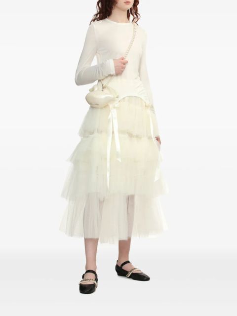 Simone Rocha Duck clutch bag - White