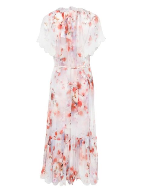 ZIMMERMANN Crush Flutter midi dress - Red - zdjęcie produktu nr 2
