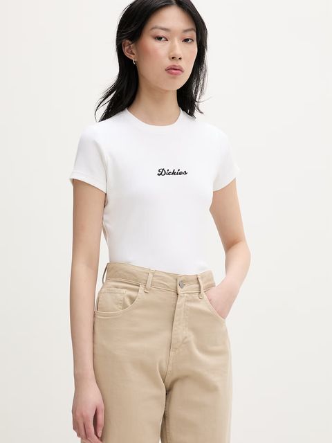 Dickies T-shirt damski bawełniany z elastanem - zdjęcie produktu nr 1