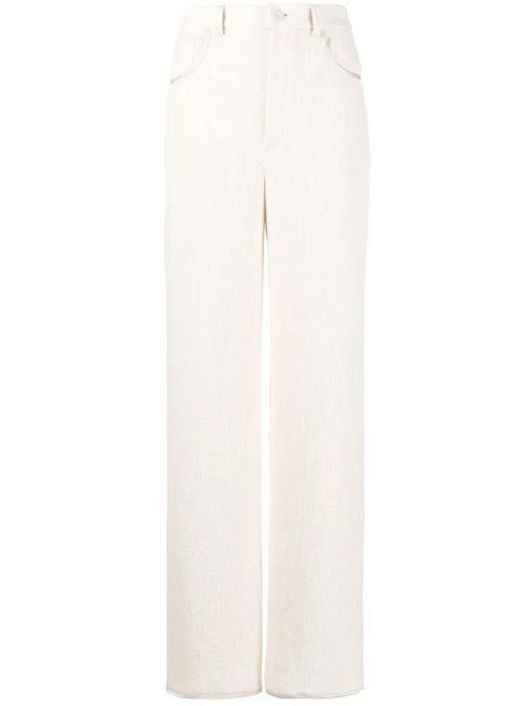 Nanushka straight-leg trousers - Neutrals - zdjęcie produktu nr 1