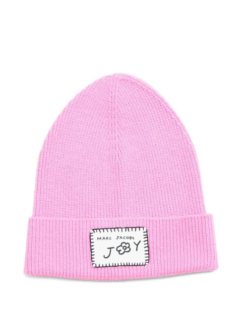 Marc Jacobs logo-patch beanie - Pink - zdjęcie produktu nr 1