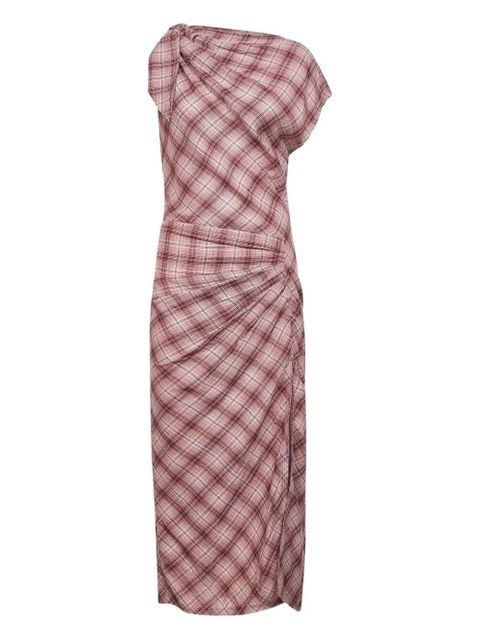MARANT ÉTOILE asymmetric tied maxi dress - Red - zdjęcie produktu nr 1