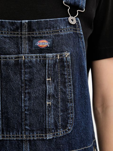Dickies ogrodniczki jeansowe damskie DK0A87N7