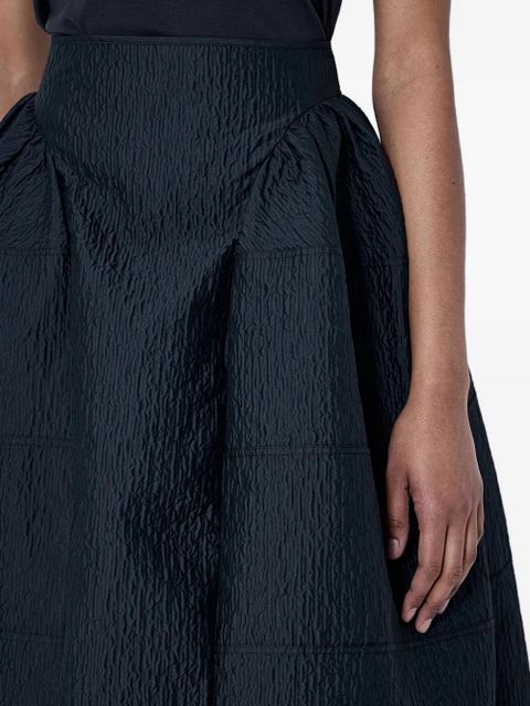 Cecilie Bahnsen gathered skirt - Black