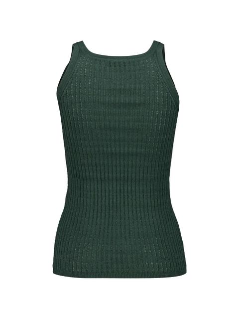 Gabriela Hearst Nevin pointelle tank top - Green - zdjęcie produktu nr 2