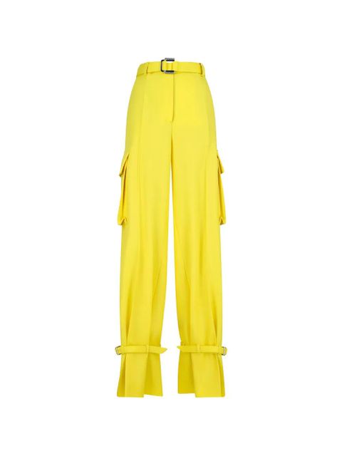 The Attico belted cargo trousers - Yellow - zdjęcie produktu nr 1