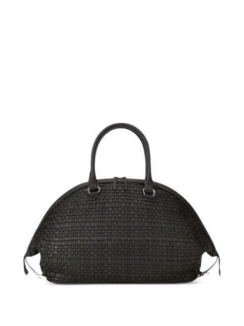 STAUD Hester woven tote bag - Brown - zdjęcie produktu nr 1