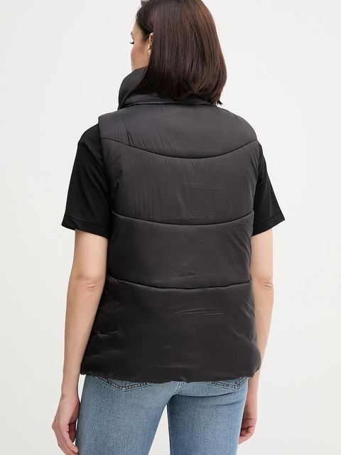 Sisley bezrękawnik damski kolor czarny zimowy 6G6HW800N