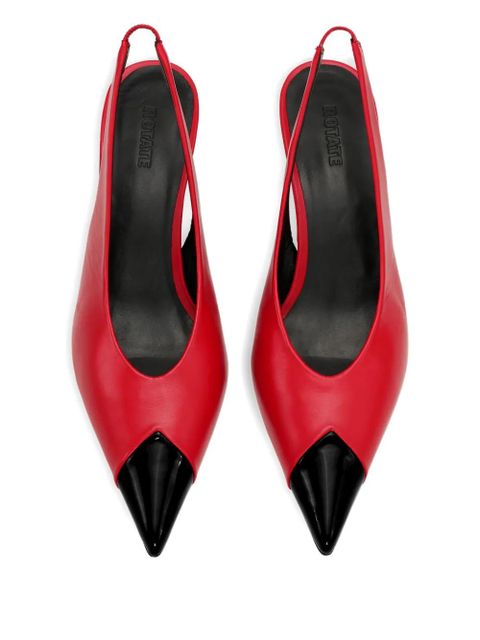 ROTATE BIRGER CHRISTENSEN slingback leather pumps - Red