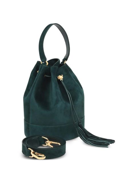 Gianvito Rossi SIENNA 22 tassel-detail bucket bag - Green