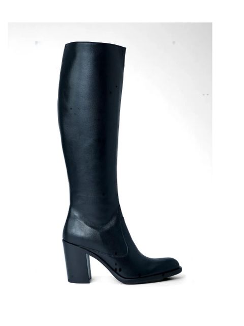 Chloé 80mm leather knee-high boots - Black - zdjęcie produktu nr 1