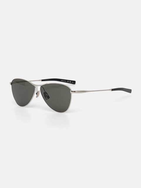 Saint Laurent okulary przeciwsłoneczne VESPER damskie kolor srebrny SL 831