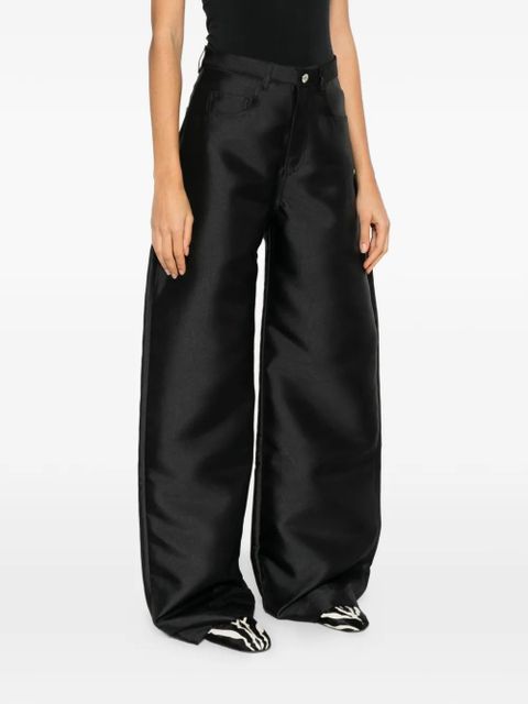 Marques'Almeida satin trousers - Black