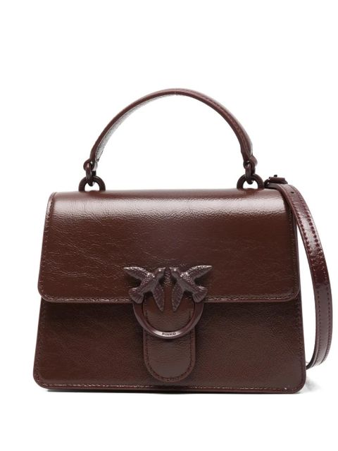 PINKO Love One logo-plaque tote bag - Red - zdjęcie produktu nr 1