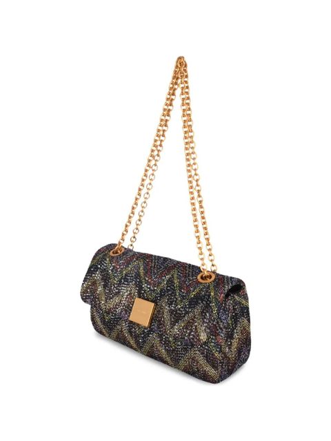 Missoni Caperdoni sequin-embellished shoulder bag - Black