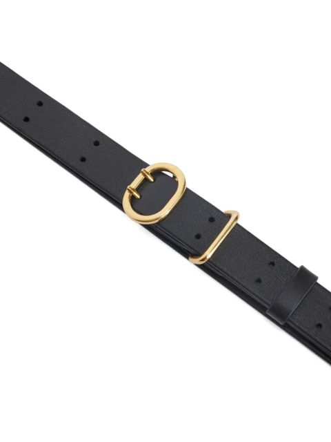 Jil Sander leather belt - Black - zdjęcie produktu nr 2