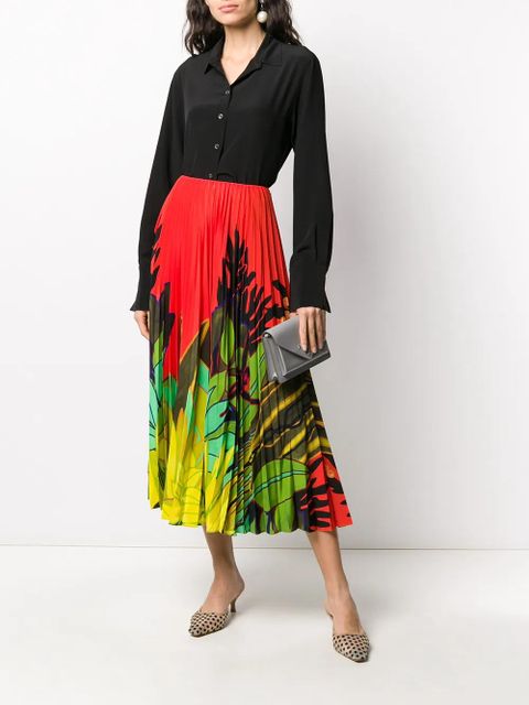 Valentino Garavani Mirrored Monkeys Forest pleated skirt - zdjęcie produktu nr 2