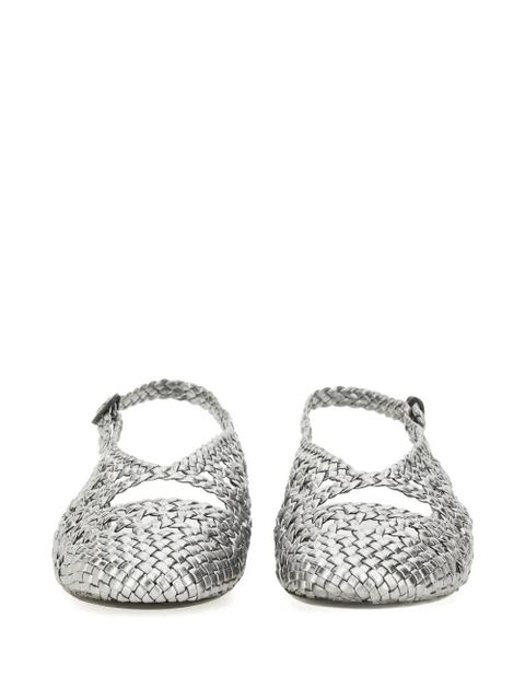 Hereu woven strap ballet flats - Silver - zdjęcie produktu nr 2
