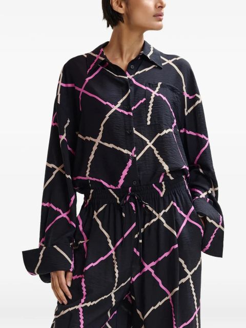 Essentiel Antwerp printed shirt - Black