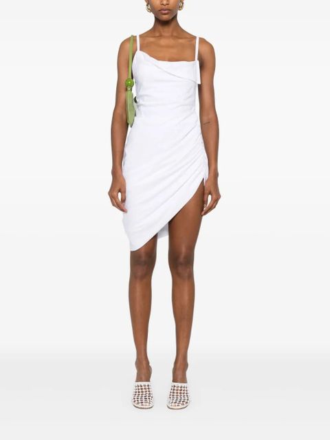 Jacquemus The Saudade asymmetric dress - White