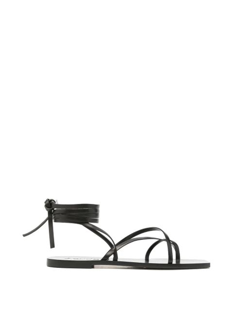 Aeyde Norah strappy leather sandals - Black - zdjęcie produktu nr 1