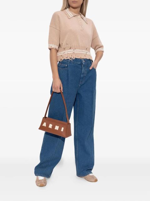 Marni knitted polo top - Pink - zdjęcie produktu nr 2