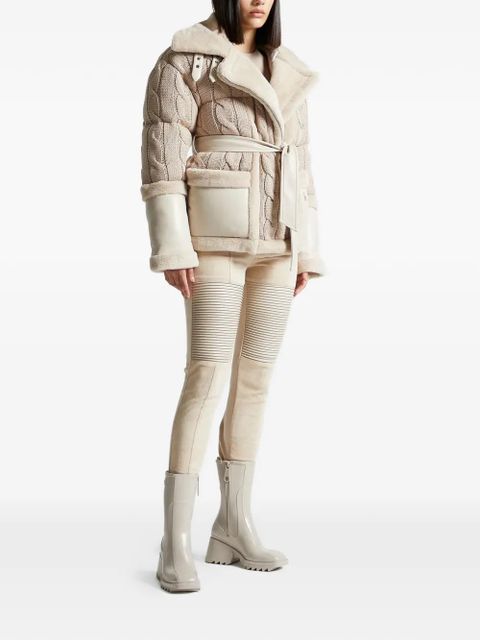 Manière De Voir Tara belted jacket - Neutrals - zdjęcie produktu nr 2