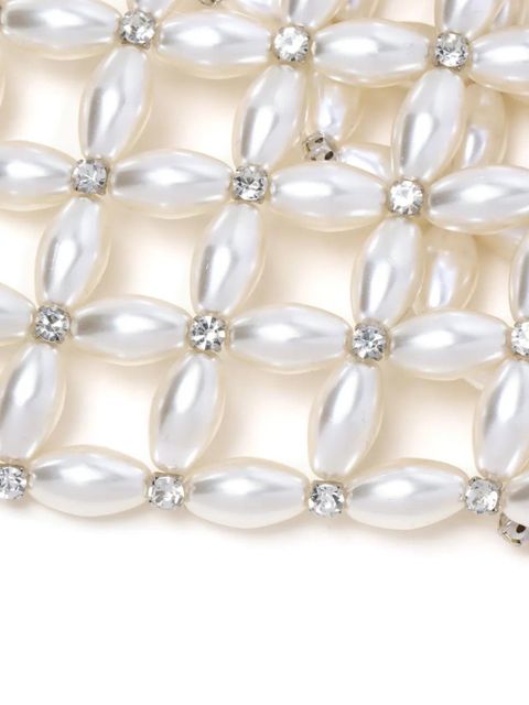 Simone Rocha embellished sailor scarf - White