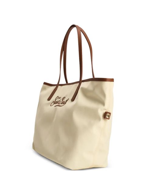 MC2 Saint Barth City logo-embroidered tote bag - Neutrals - zdjęcie produktu nr 2