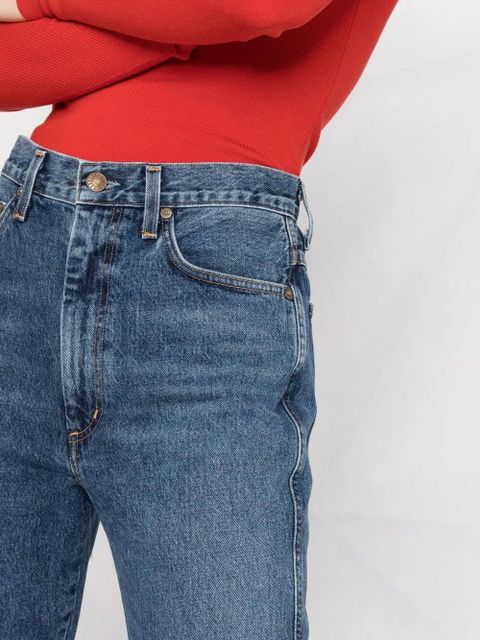 AGOLDE Kick high-waisted jeans - Blue