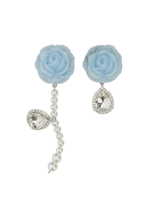 Magda Butrym embellished flower drop earrings - Silver - zdjęcie produktu nr 1