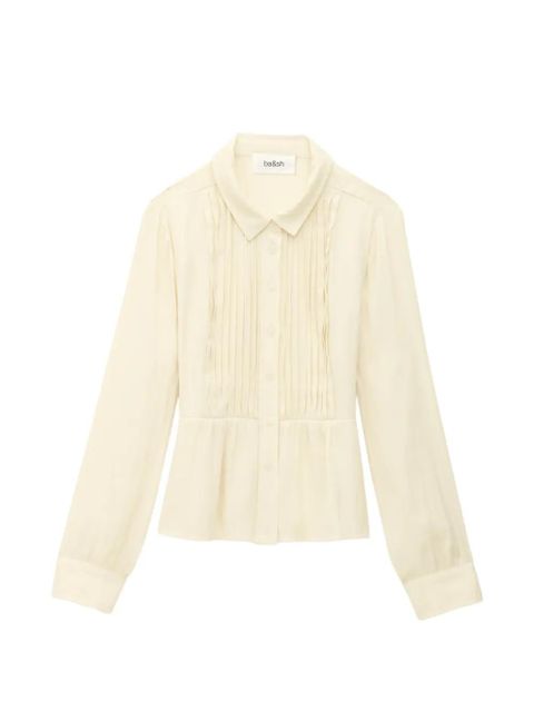 Ba&Sh Riata ruffled-detail shirt - Neutrals - zdjęcie produktu nr 1