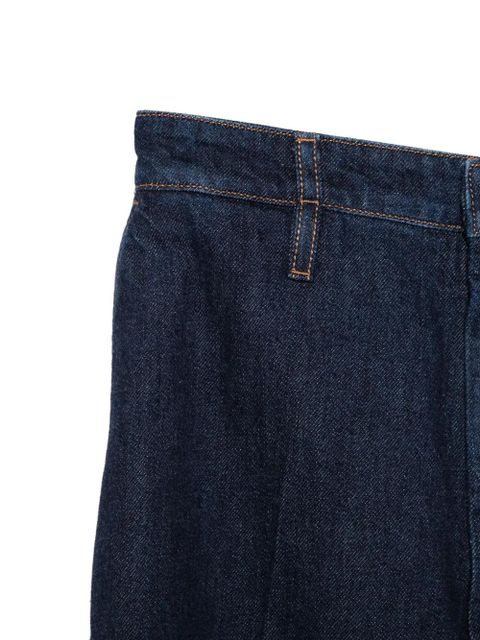 Sportmax decorative-stitching jeans - Blue