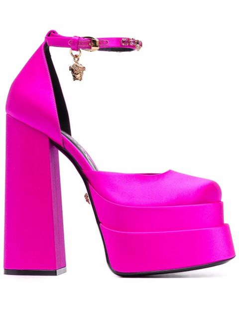Versace Medusa Head charm platform sandals - Pink - zdjęcie produktu nr 1