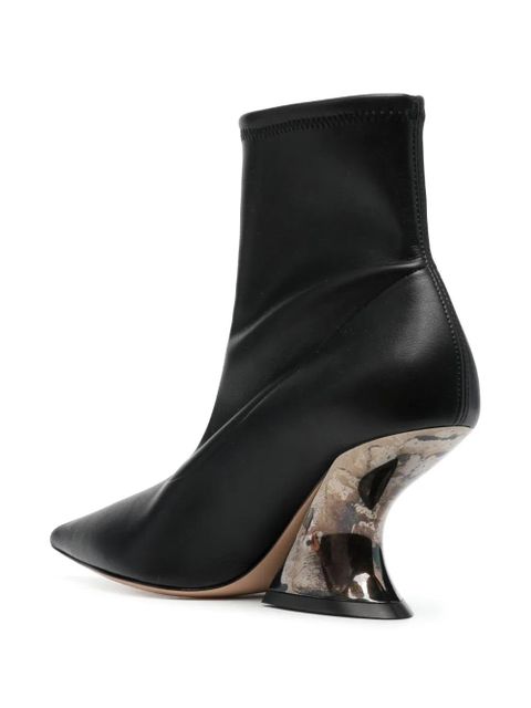 Casadei Elodie 90mm ankle boots - Black